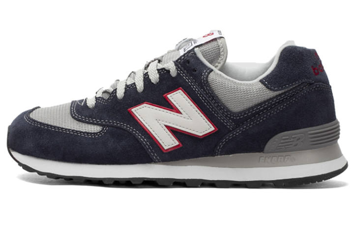 New Balance New Balance NB 574 Mesh, Textile Breathable Low top Running Shoes Men's Blue Gray White