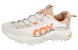 CGX Cushioning Abrasion Resistant Cushioning, Wear Resistant Low top Outdoor Shoes Women's White Orange Brown