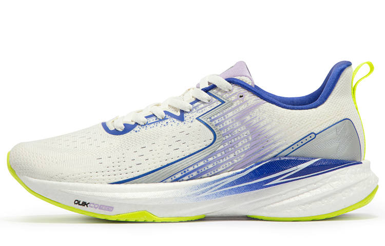 361° Carbon Speed CQT Carbon Speed CQT Breathable Low top Running Shoes Women's White Blue