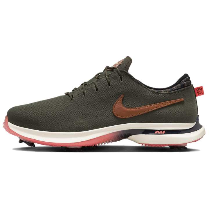 Nike Nike Air Zoom Victory Tour 3 Slip Resistant Low top Golf Shoes Unisex Brown Green