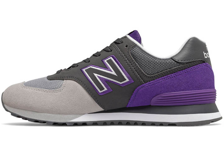 New Balance New Balance NB 574 Fabric Low top Running Shoes Unisex Purple Black D Width