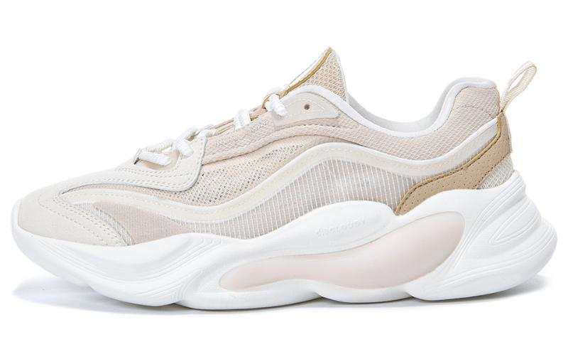 Erke Cushioning, Wear Resistant Low top Running Shoes Women's Beige