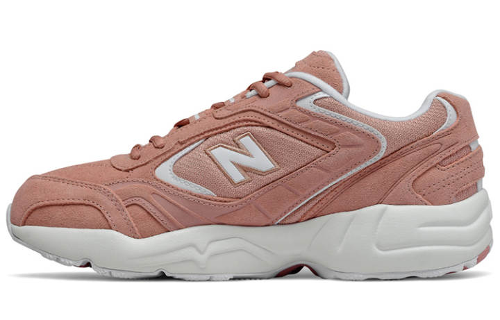 New Balance New Balance NB 452 Comfortable Cushioning Low top Running Shoes Unisex Pink White D Width