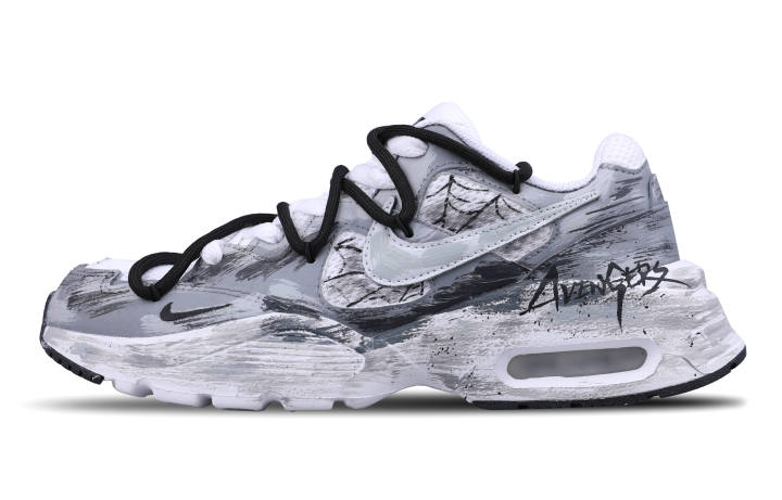 Nike Nike Air Max Fusion Slip Resistant Abrasion Resistant Low top Running Shoes Unisex Gray