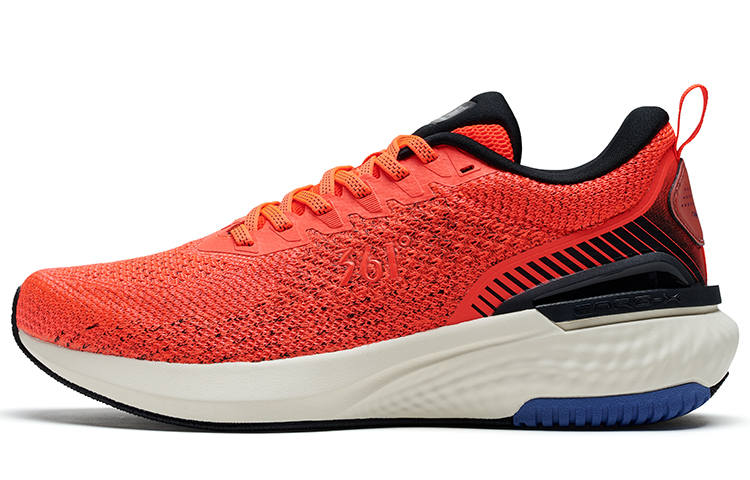 361° Cushioning Slip Resistant Cushioning Slip Resistant Low top Running Shoes Men's Red Orange