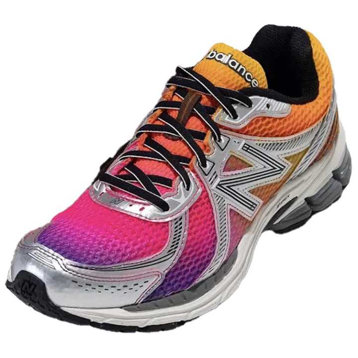 New Balance Lorenz.og x New Balance 860 V2 Low top Running Shoes Unisex Yellow Silver