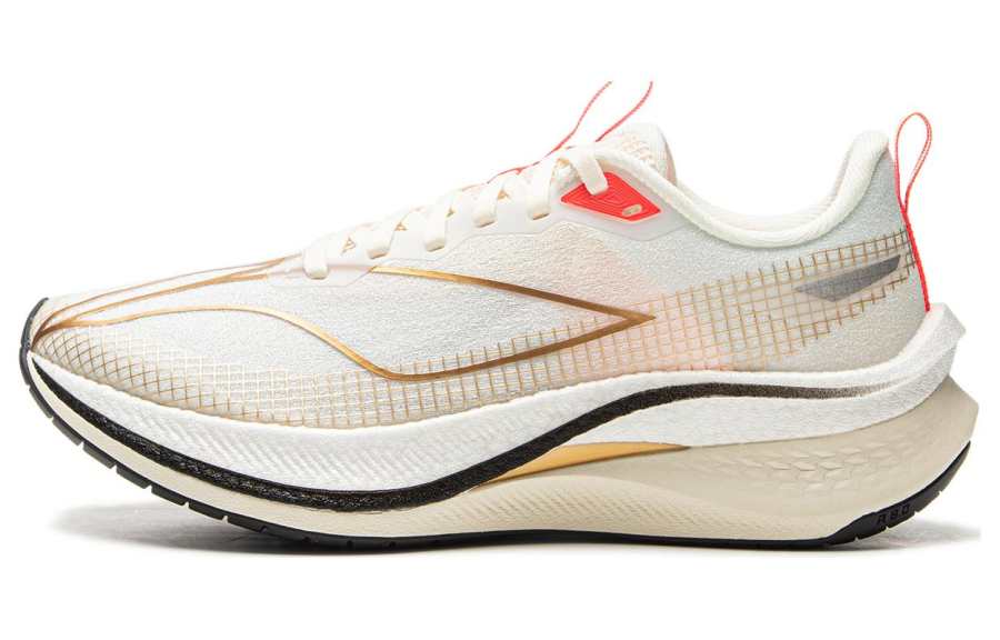 Li-Ning Li Ning Red Hare 7 Pro Cushioning Slip Resistant Low top Running Shoes Women's Standard White