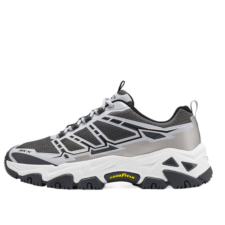 Skechers D'LITES Hiker Mesh, Synthetic Leather Low top Mountaineering Hiking Shoes Men's