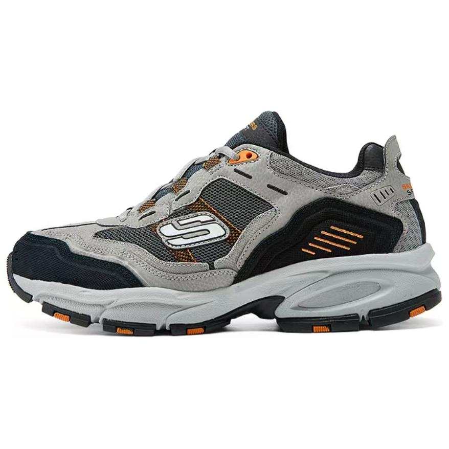 Skechers Vigor 2.0 Abrasion Resistant Low top Outdoor Shoes Men's Gray Orange