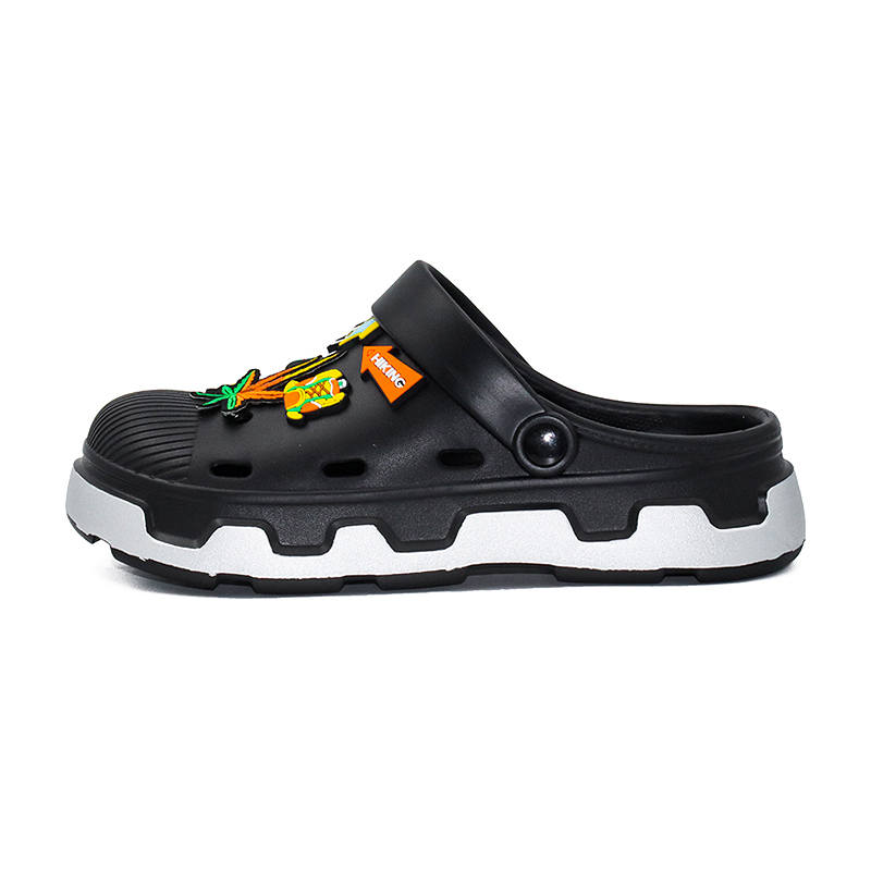 OUBT OUBT Jungle Adventure Clogs Unisex Black Silver