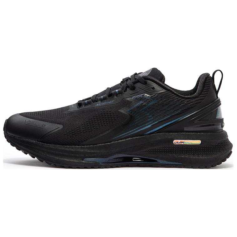 361° Slip Resistant Abrasion Resistant Slip Resistant Abrasion Resistant Low top Training Running Shoes Men's Black