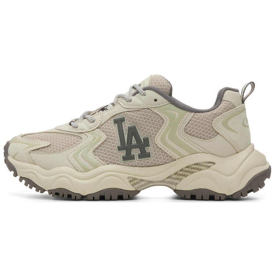 MLB MLB Los Angeles Dodgers Textile, Synthetic Leather Breathable Lightweight Height Increasing Low top Chunky Sneakers