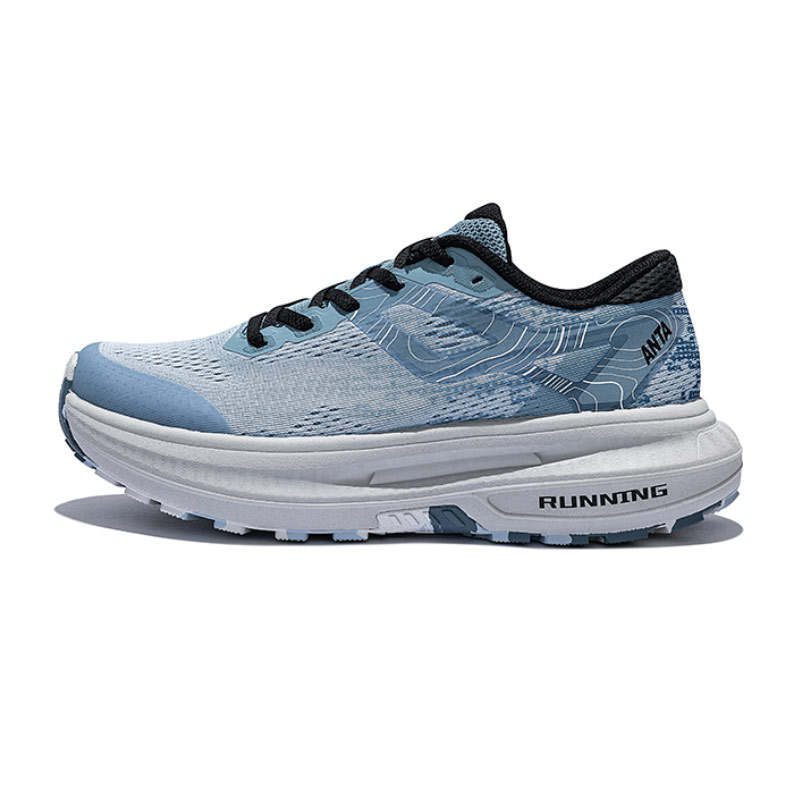 ANTA SUPERSTORE Anta Outdoor Collection Cushioning Slip Resistant Low top Outdoor Shoes Men's Blue Gray