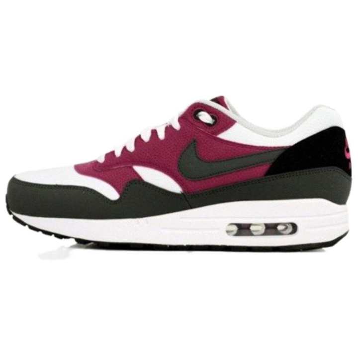 Nike Nike Air Max 1 Abrasion Resistant Low top Casual Running Shoes Men's White