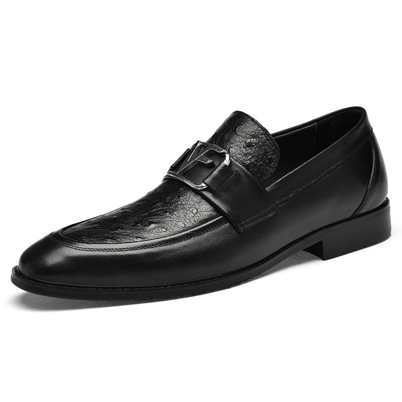 PAIBLOKS Top Grain Cow Leather Men's Casual Shoes Men's