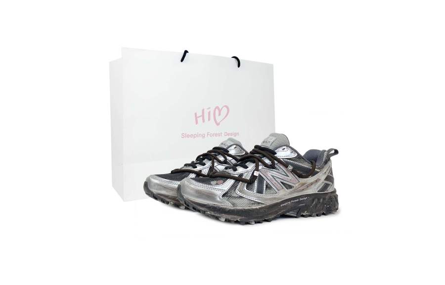 New Balance New Balance NB 410 V5 Abrasion Resistant Low top Casual City Commuting Running Shoes Unisex Silver Black