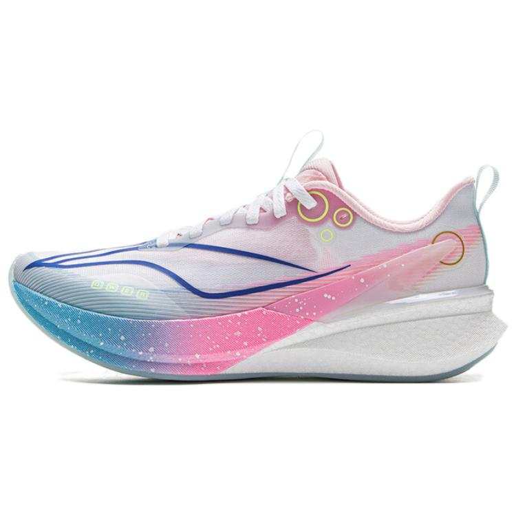 Li-Ning Li Ning x LOL Red Hare 8PRO Cushioning Lightweight Low top Training Racing Running Shoes Women's White Blue Pink