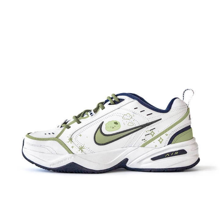 Nike Nike Air Monarch 4 Toast Wrap Slip Resistant Abrasion Resistant Low top Chunky Sneakers Unisex White