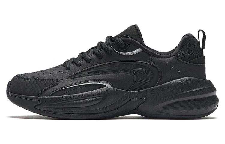 Anta ACE Abrasion Resistant Low top Chunky Sneakers Women's Black