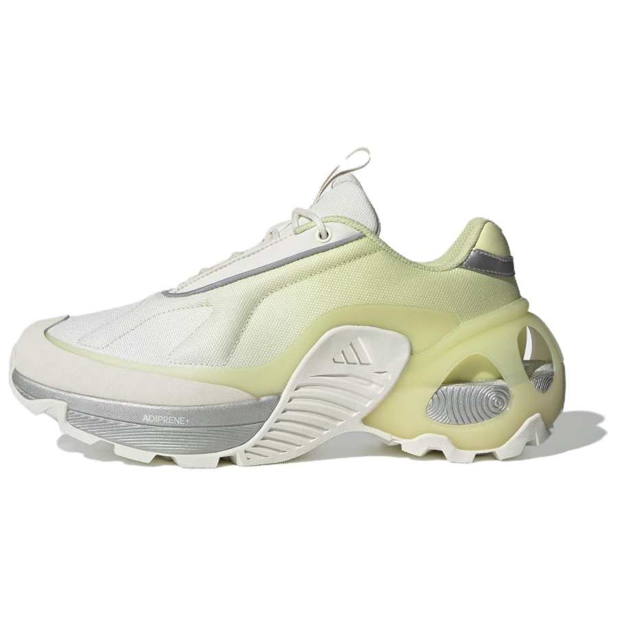Adidas Adidas Edge Runner Slip Resistant Abrasion Resistant Low top Running Shoes Unisex White Yellow
