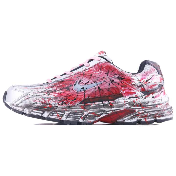 Nike Nike Initiator Low top Running Shoes Men's Black Red Silver