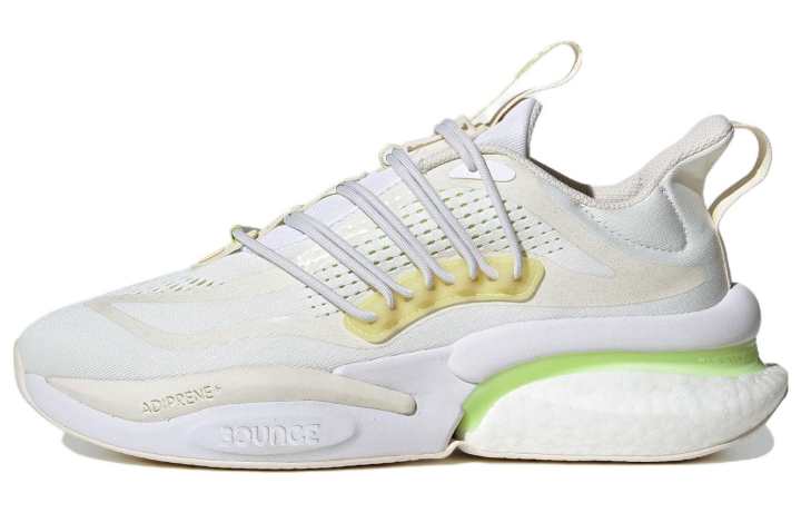 Adidas Adidas AlphaBoost V1 Running Shoes 'White Yellow'