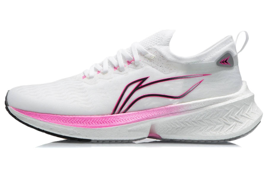 Li-Ning Li Ning Feidian Discovery Cushioning, Wear Resistant Low top Running Shoes Women's White