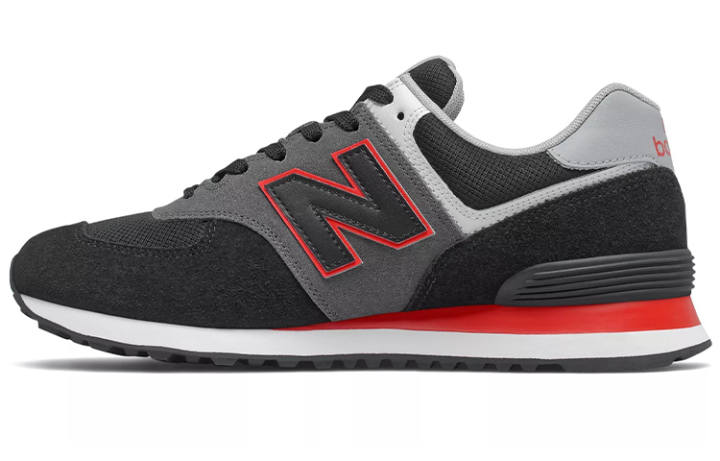 New Balance 574 New Balance 'Black Velocity Red'