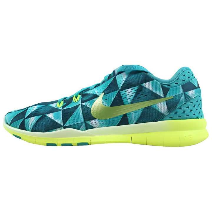 Nike Nike Free 5.0 Tr Fit 5 Prt Light Retro/Volt Artisan Teal White Women's