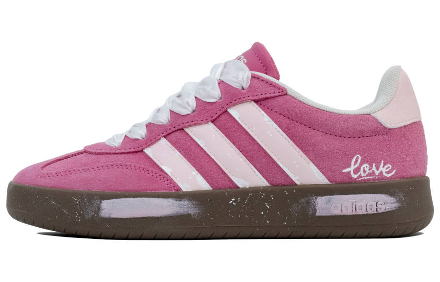 Adidas Adidas BARREDA Sweetheart Silk Trail Abrasion Resistant Abrasion Resistant Low top Skateboard Shoes Unisex Pink