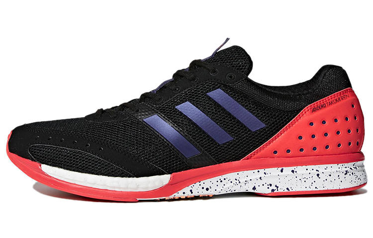 Adidas Adidas Adizero Takumi Ren Mesh Abrasion Resistant, Breathable, Lightweight Low top Running Shoes Men's Black Red