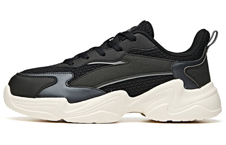 Anta Textile, Synthetic Leather Breathable And Slip Resistant Low top Chunky Sneakers Men's
