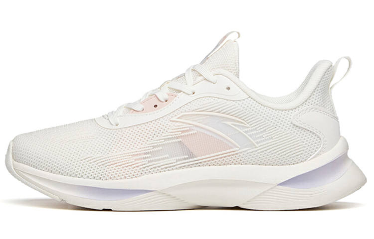 Anta Running Collection Slip Resistant Abrasion Resistant Low top Running Shoes Women's White