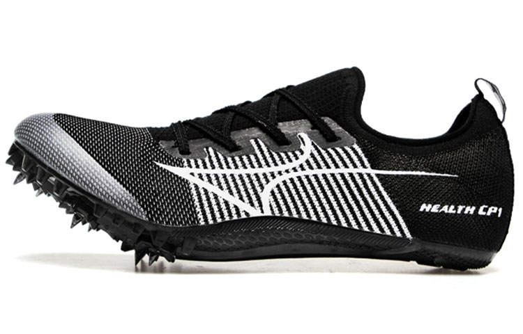 HEALTH CP1 Slip Resistant, Abrasion Resistant, Lightweight Low top Running Shoes Unisex Black White