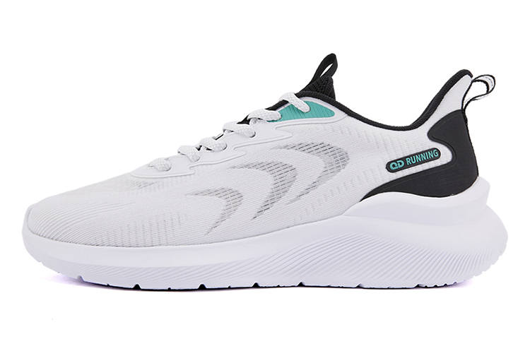 QIAODAN Breaking Wind Versatile Fabric Abrasion Resistant, Breathable, Lightweight Low top Running Shoes Men's