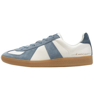 Norman Walsh x TWP GAT Lightweight Low top German Army Trainers Unisex Dusty Blue