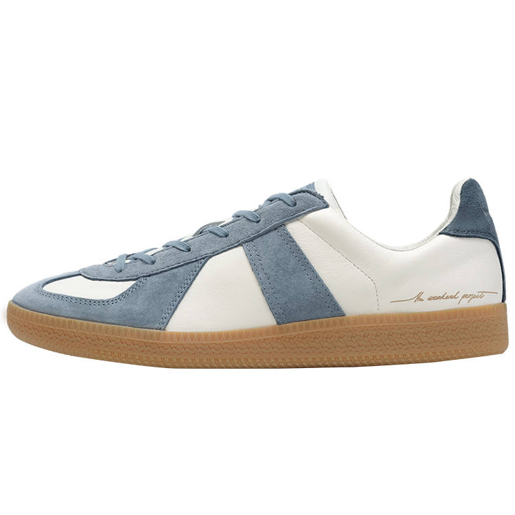 Norman Walsh x TWP GAT Lightweight Low top German Army Trainers Unisex Dusty Blue