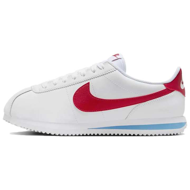 Nike Nike Cortez Low top Casual City Commuting Running Shoes Women's White Red
