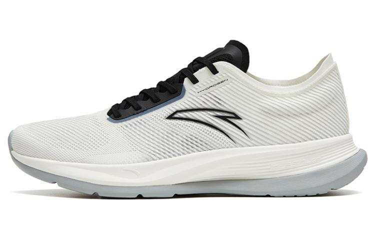 Anta Hydrogen Run V Textile, TPU Slip Resistant Abrasion Resistant Low top Running Shoes Men's White Gray