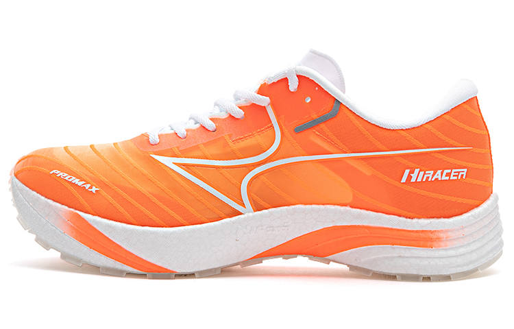HEALTH 699SC+ Full Length Carbon Plate Physical Fitness Test & Exam Sprint Running Shoes Unisex Fresh Orange
