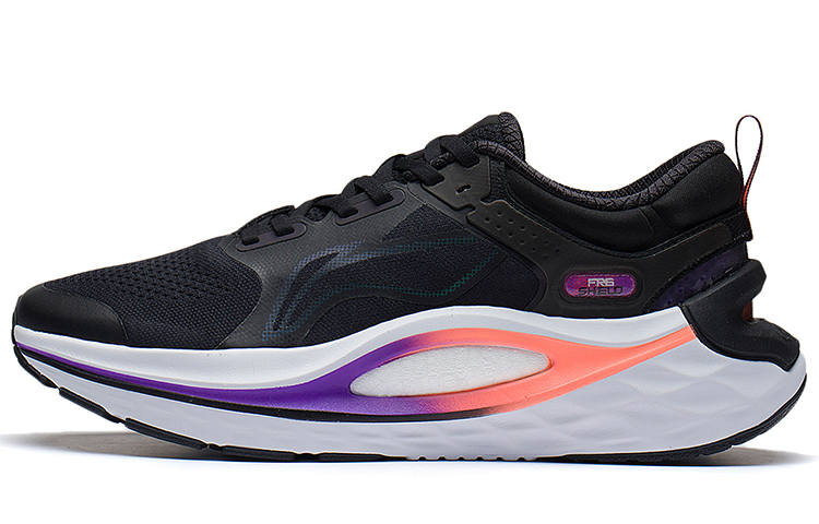 Li-Ning Li Ning Furious Rider 6.0 Slip Resistant And Breathable Support Rebound Low top Running Shoes Men's Black