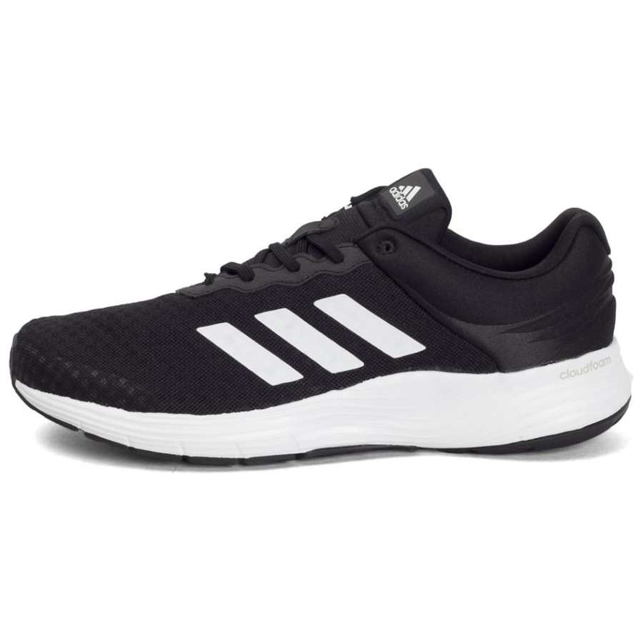 Adidas Adidas Fluidcloud Comfortable Abrasion Resistant Low top Running Shoes Men's Black