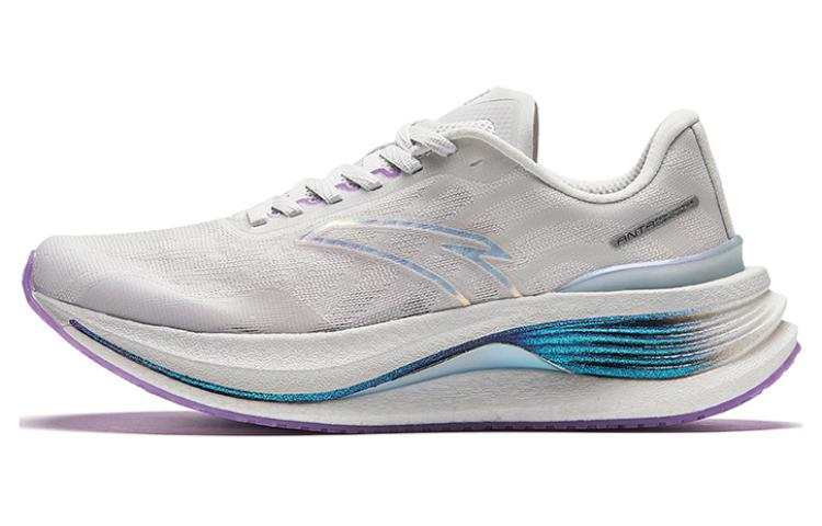 Anta Low top Cushioning, Wear Resistant Running Shoes Women's Gray Purple