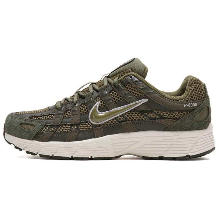 Nike Nike P 6000 Abrasion Resistant Breathable Low top Casual Running Shoes Men's Green