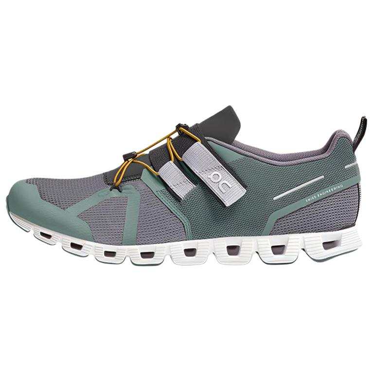 On Cloud Nexus Cushioning Abrasion Resistant Slip Resistant Low top Athletic Shoes Men's Green Black