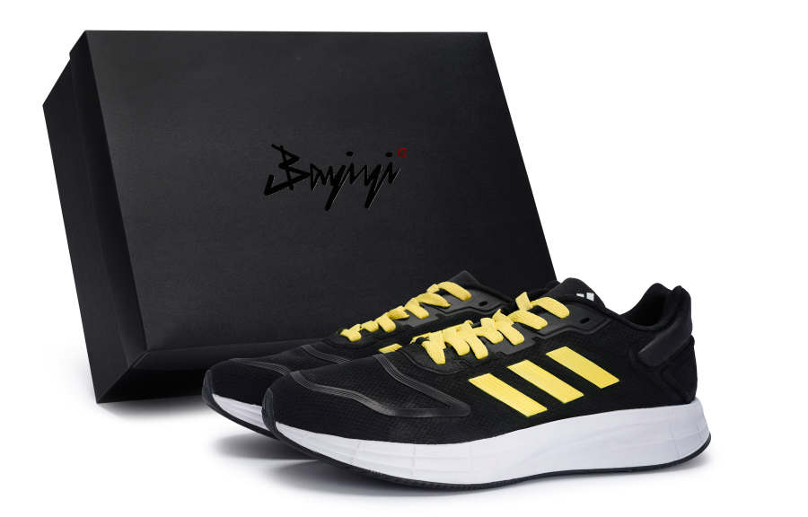 Adidas Adidas DURAMO LITE 2.0 Slip Resistant Slip Resistant Low top Running Shoes Men's Black Yellow