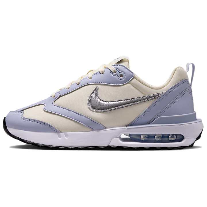 Nike Nike Air Max Dawn Fabric Low top Casual City Commuting Running Shoes Women's Blue Beige