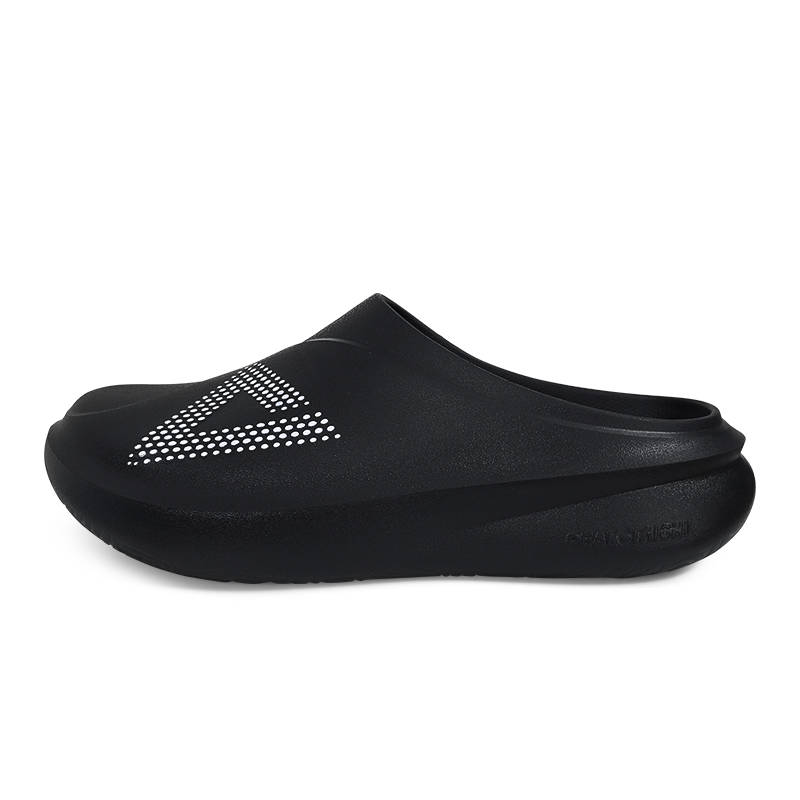 PEAK PEAK Quiet Closed Toe Slippers Men's Black White