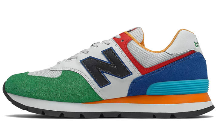 New Balance 574 New Balance Rugged 'White Varsity Green'