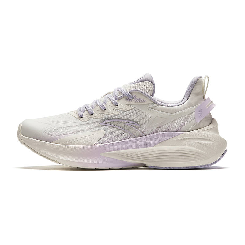 Anta Stinger 5 Casual Long Distance Running Sprint Running Shoes Women's White Purple